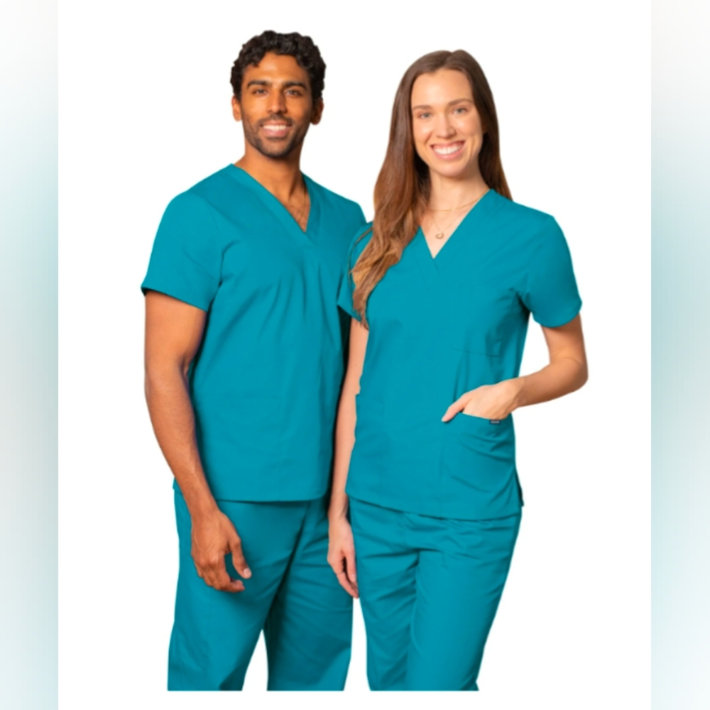 Unisex V-Neck Scrub - Top Only